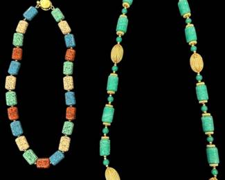 Two Pretty Beaded Necklaces