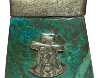 925 Silver Turquoise Stone Pendant