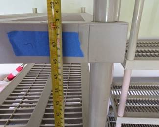 JH142Plastic Open Cabinet Shelves 