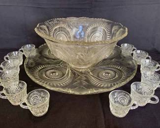 JH133Large Vintage Punch Bowl
