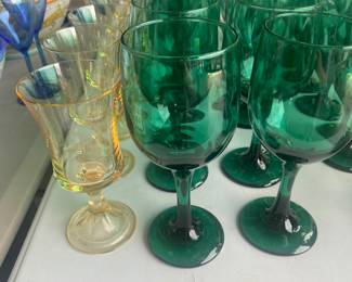 Yellow Stem Glasses