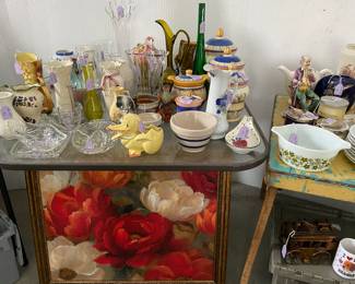 Assortment of vases