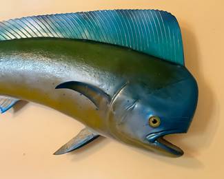 Vintage Mahi Mahi Taxidermy 60” long