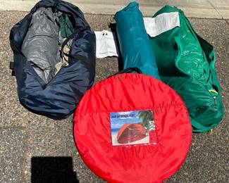 1 Room Dome Tent, Columbia Three Room Cabin Tent