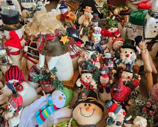 Hundreds of Snowmen $1 each