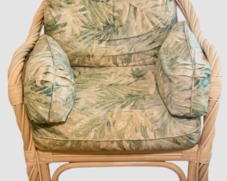 Bamboo Upholstered Chair
