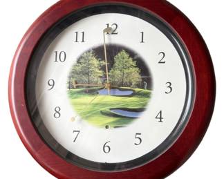 Golf Wall Clock
