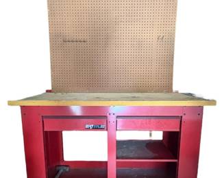 Waterloo Work Table and Pegboard