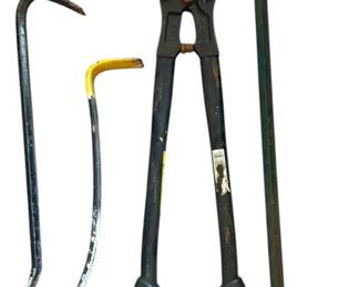 Bolt Cutters and Pry Bars