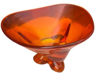 Viking Footed Glass Bowl