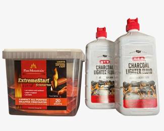 Fire Starter and Lighter Fluid