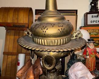 Large Turkish Suleymaniye brazier