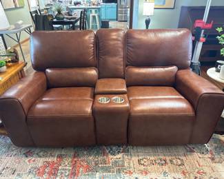 Electronic Reclining Love Seat