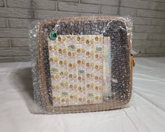 Precious Moments Trio Vinyl Frame, Figurine & Basket With Tag (20032004)