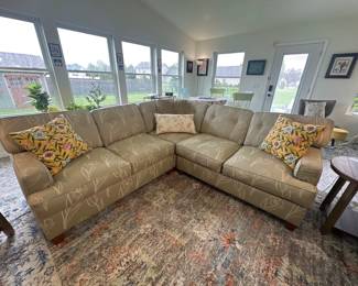 Joe Ruggiero Collection Upholstered Sectional Sofa