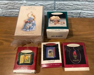 Hallmark Keepsake Village & Special Edition Ornament Lot Set Of 6