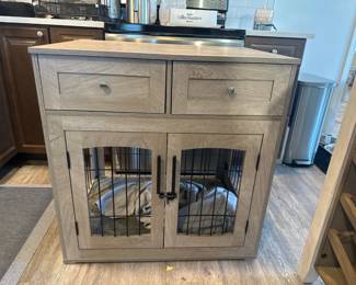 Wood Dog Crate 32x24x32