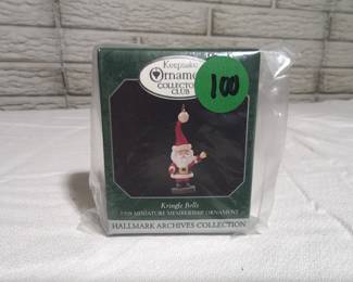 Hallmark 1998 Kringle Bells Miniature Ornament Archives Collection