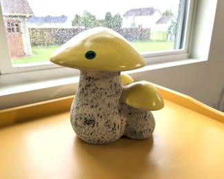 Ceramic Mushroom Decor