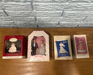 Barbie & Ken Wedding Ornament Set 3 More Hallmark Barbies