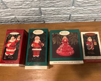 Hallmark Santa Keepsake Ornaments Collector & Club Series