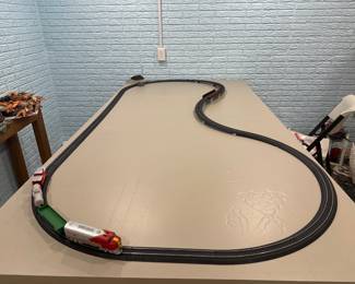 Ho Scale Santa Fe Train Set With Track Complete Oval Layout