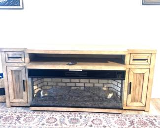 Members Mark Delmar 75 Fireplace Console