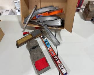 Toy Train And Car Accessories Lot