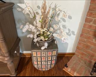 Decorative Vase With Artificial Flowers