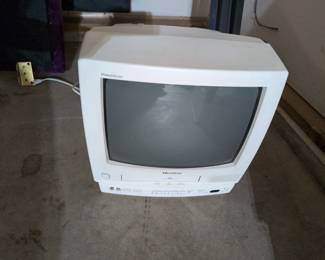 Vintage 1998 Quasar W1318w 13" Crt Tv With Built-in Vcr