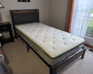 Xl Twin Bed With Mattress, Power Plug (2 Of 2)