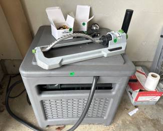 Hose Reel With Hose, Hose Hardware, Sprinkler