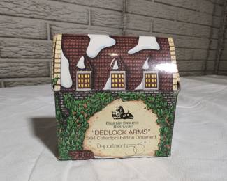 Department 56 Dedlock Arms Ornament 1994 Dickens Heritage Collectors Edition