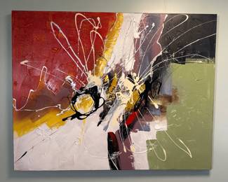Large Abstract Wall Hanging