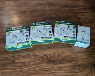 Lot Of 3 Pg Led Retrofit Downlight 2-packs Feit Electric Smart Wifi Bulb