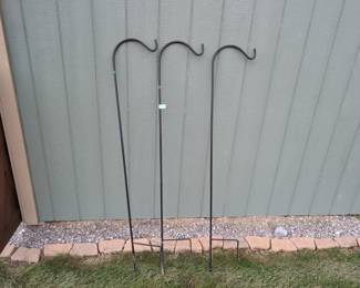 (3) 64" Shephard Hooks