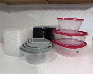 Misc Tupperware And Plastic Containers