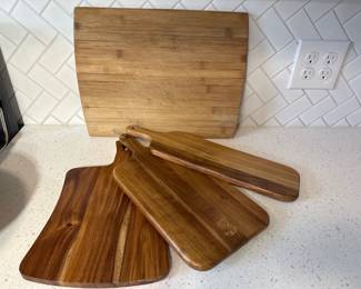 Wood Cutting Boards (4)