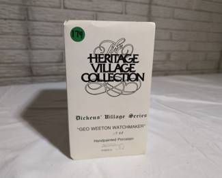 The Dickens Village Series "geo Weeton Watchmaker"