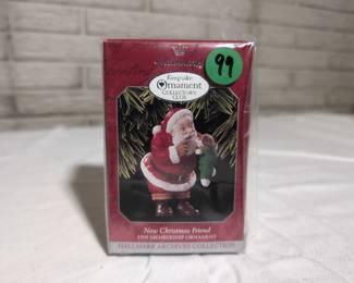 Hallmark 1998 New Christmas Friend Ornament Club Exclusive