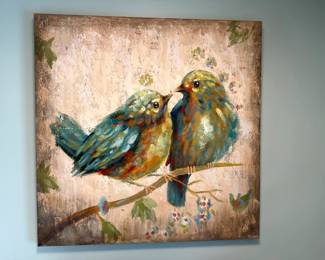 Canvas Wall Hanging 2 Birds