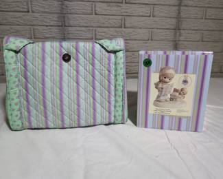 Precious Moments 25th Anniversary Club Set Map A Route Figurine W/ Tote