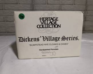 The Dickens Village Series "bumpstead Nye Cloaks & Canes"