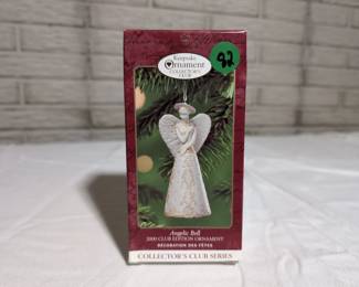 Hallmark 2000 Angelic Bell Ornament Club Edition Fine Porcelain