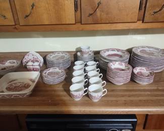 79 Pieces Johnson Bros. Britain Castles