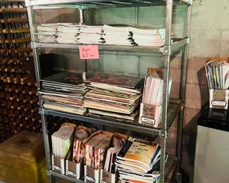 Records $3
Magazines $.25 each
