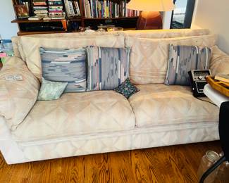Couch with pillows $85
