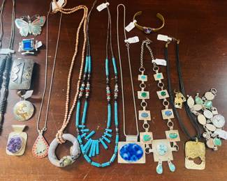 Sterling / Glass and higher end jewelry