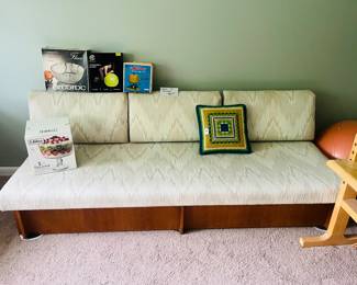 Couch with storage $60