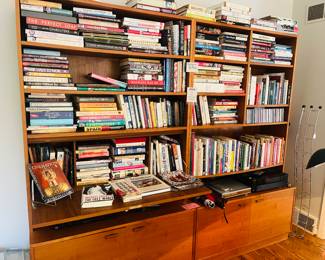 Bookshelves $150 each
Books $2 each